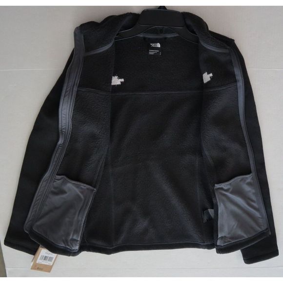 The North Face Women's Sz M Dark Gray Heather Maggy Fleece Full Zip Sweater - Picture 8 of 12